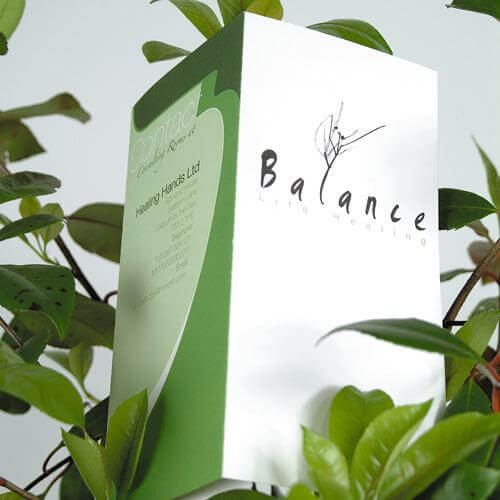 120gsm recycled folded leaflets