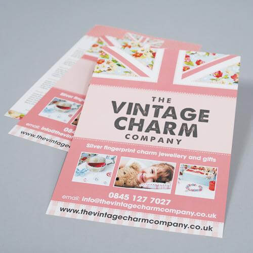 160gsm uncoated leaflets